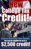 College Tax Credit. Click For Details.