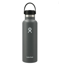 Hydro Flask - 21 oz Standard Mouth Water Bottle with Flex Cap - Stone