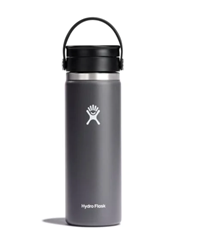 Hydro Flask - 20 oz Wide Mouth Water Bottle with Flex Mouth Lid - Stone