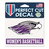 Decal - 4"x5" Mascot over Women's Basketball