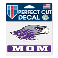 Decal - 4"x5" Mascot over Mom