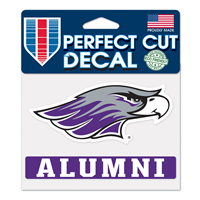 Decal - 4"x5" Mascot over Alumni