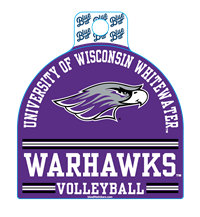 Sticker - 3.5" Warhawks Volleyball