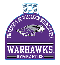 Sticker - 3.5" Warhawks Gymnastics