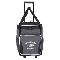 Purse/Tote - Koozie Rolling Tailgate Cooler with UW-Whitewater Warhawks and Mascot
