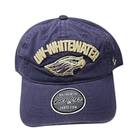 Hat - Zephyr Authentic Adjustable Hat with Raised Stitch UW-Whitewater over Mascot