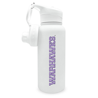 Bottle - 34 oz Stainless Steel with 2 Lids and Warhawks