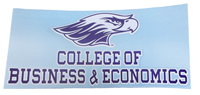 Decal - Mascot over College of Business & Economics