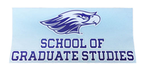 Decal - Mascot over School of Graduate Studies
