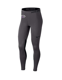 Nike Pro Leggings with UW-Whitewater arched over Mascot