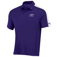 Under Armour Polo Game Day Color Block with Embroidered Mascot over UW-Whitewater