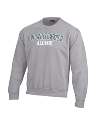 Gear for Sports Crewneck Sweatshirt with UW-Whitewater over Alumni Tackle Twill Lettering