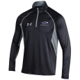 U.A. Black 1/4 Zip With Mascot Over Warhawks