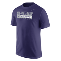 Nike T-Shirt UW-Whitewater over Mascot and Warhawks Football