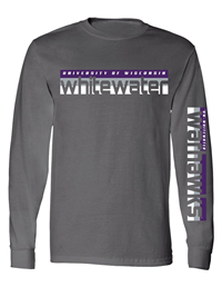 Freedomwear Long Sleeve Shirt Full Uni with Stripe Cut Out Lettering Design