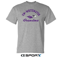 CI Sport T-Shirt UW-Whitewater over Mascot and Grandma
