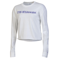 Champion Long Sleeve Crop Top UW-Whitewater