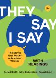 Image of They Say I Say W/ Readings