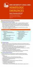Jones and Bartlett Clinical Card: Hematologic Emergencies. Laminated Fold Out Card