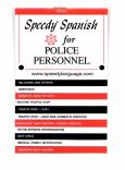 Speedy Spanish for Police Personnel