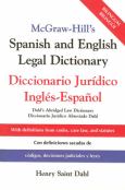 Spanish & English Legal Dictionary - cover photo