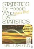 Statistics for People Who (Think They) Hate Statistics. Text with CD-ROM for Windows and Macintosh