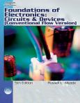 Foundations of Electronics: Circuits and Devices Conventional Flow. Text with CD-ROM for Macintosh and Windows