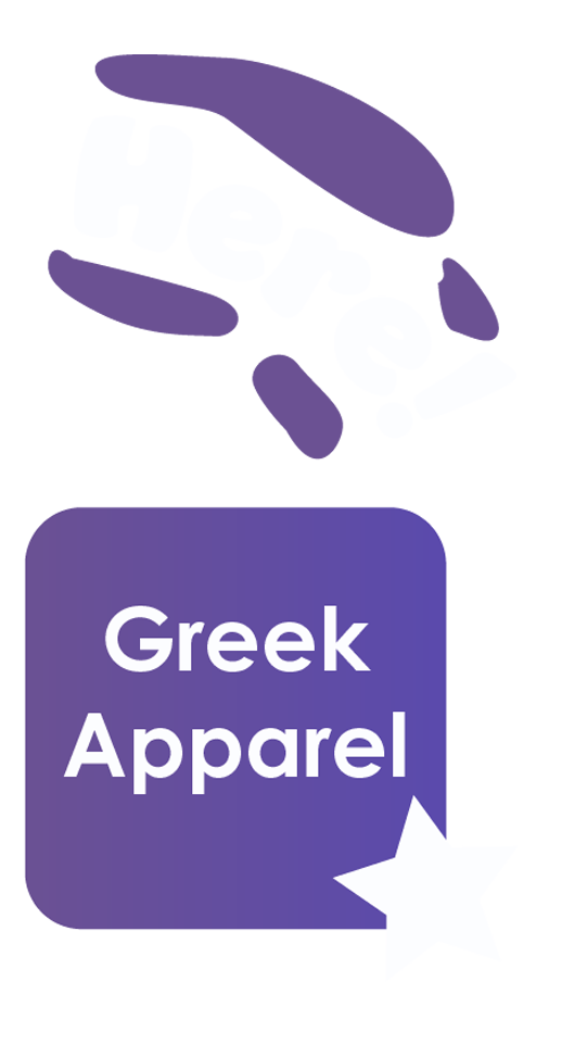 order greek letter apparel graphic