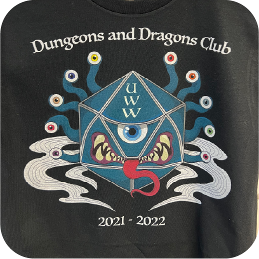Dungeons and Dragons club shirt