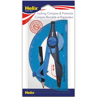 Compass - Helix Locking Compass & Protractor Set