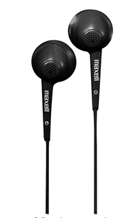 Headphones - Maxell Earbud Black