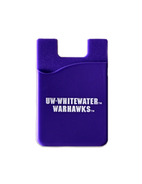MCM Purple Cell Phone ID Holder UW-W and Warhawks