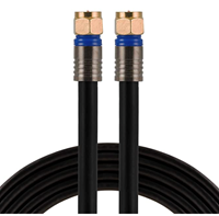 Cable - RCA Coax RG6 Cable 25Ft. Black