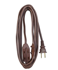 Extension Cord 9Ft. Brown