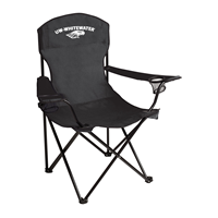 Chair - UW-Whitewater with Mascot Folding Chair with Case and Cup Holder