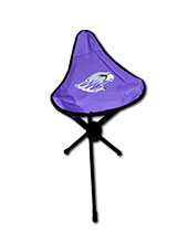 Chair - Tri-leg Stool with Mascot