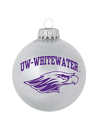 R.F.S.J Grey Ornament with UW-W over Mascot