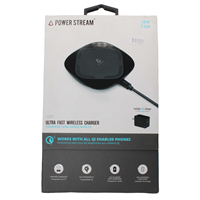 Charger - Power Stream Wireless Charger Black