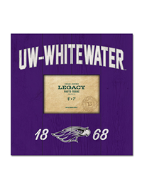 Photo Frame - 5' x 7" UW-Whitewater over 1868 and Mascot