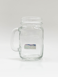 Campus Crystal Glass Mason Jar Mug with Mascot