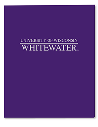 Folder - Purple University of Wisconsin Whitewater