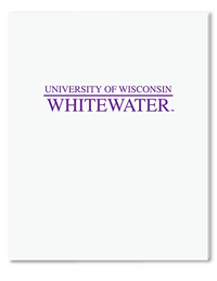 Roaring Spring White Folder University Of Wisconsin Whitewater