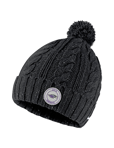 Nike Pom Beanie Hat with Embroidered Patch Design | University Bookstore