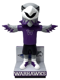 Bobblehead - Limited Edition Willie the Warhawk Mascot Bobblehead