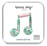 Headphones - Happy Plugs Green