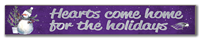 Kindred Hearts Plaque Hearts Come Home for the Holidays Mascot