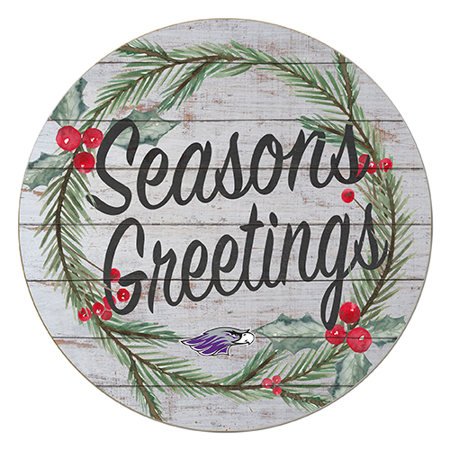 Seasons greetings round sign!
