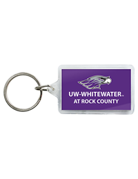 Keychain - Rectangular Acrylic Rock County Keychain