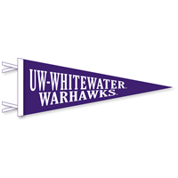 Collegiate Pacific 9x24 Pennant UW-Whitewater Warhawks