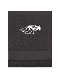 Carolina Sewn Charcoal Trade Portfolio with White Warhawk